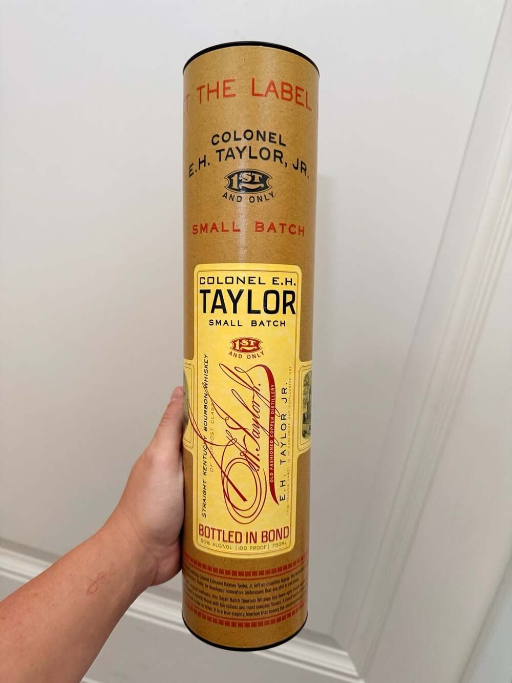 Colonel E.H. Taylor Small Batch Bourbon Whiskey Tube Only